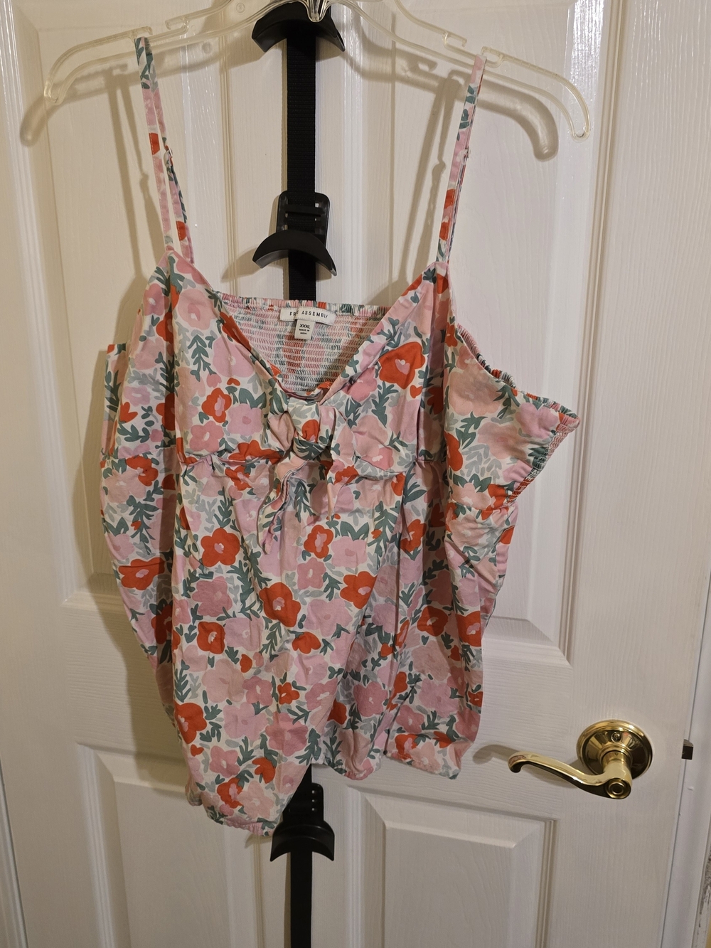 Floral Cami Top - Pink/Red